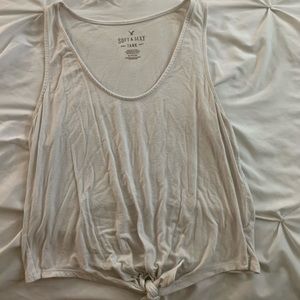 White tie tank top